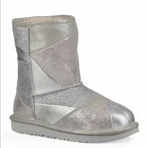 UGG Kids Silver and Gray Boots
